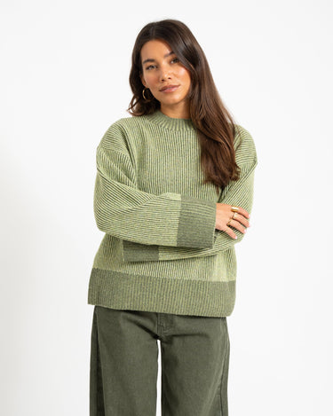 TILTIL Jackie Oversized Knit Pullover Groen - Things I Like Things I Love