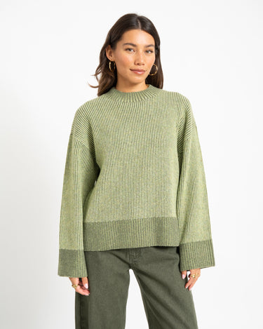 TILTIL Jackie Oversized Knit Pullover Groen - Things I Like Things I Love