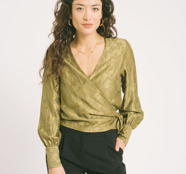 TILTIL Linde Blouse Olive - Things I Like Things I Love