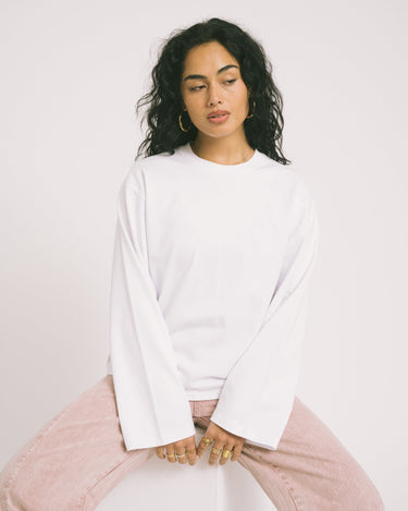 TILTIL Longsleeve Doka Tee White - Things I Like Things I Love