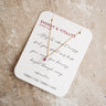 TILTIL Love Gemstone Necklace Goud Ruby - Things I Like Things I Love