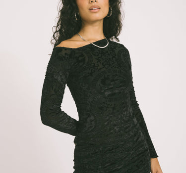 TILTIL Luna Long Sleeve Velvet Black - Things I Like Things I Love