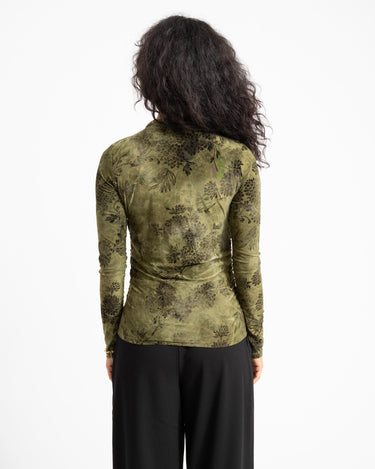 TILTIL Luna Longsleeve Pleated Turtle Neck Groen - Things I Like Things I Love