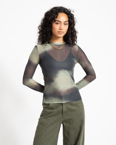 TILTIL Mesh Longsleeve Faded Groen - Things I Like Things I Love