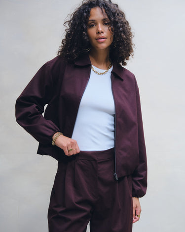 TILTIL Meysa Bomber Aubergine - Things I Like Things I Love