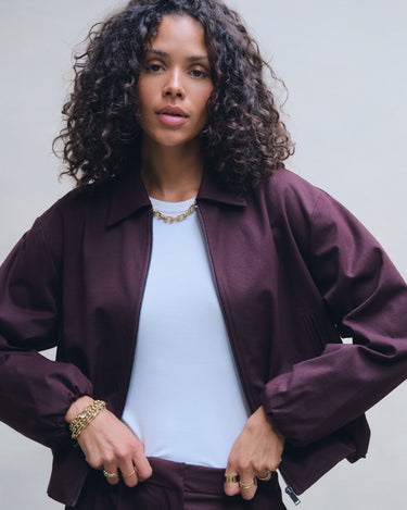 TILTIL Meysa Bomber Aubergine - Things I Like Things I Love