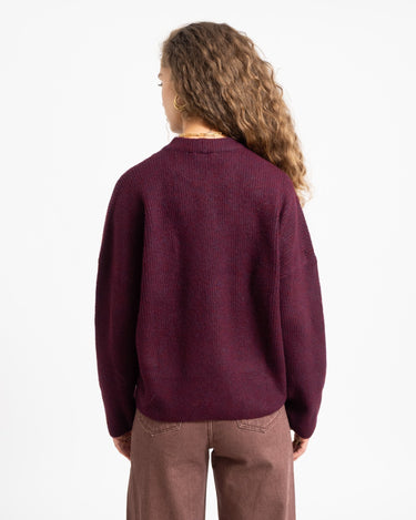 TILTIL Milana Crew Pullover Burgundy - Things I Like Things I Love