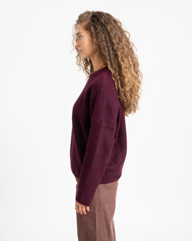 TILTIL Milana Crew Pullover Burgundy - Things I Like Things I Love