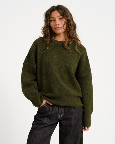 TILTIL Milana Crew Pullover Donkergroen - Things I Like Things I Love