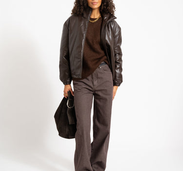 TILTIL Missy HR Relaxed Seam Jeans Bruin - Things I Like Things I Love