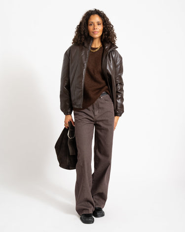 TILTIL Missy HR Relaxed Seam Jeans Bruin - Things I Like Things I Love
