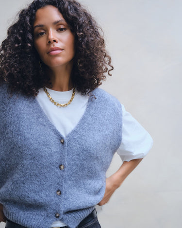 TILTIL Monica Gilet Grijs - Things I Like Things I Love