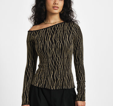 TILTIL Mula Longsleeve Glitter Gold - Things I Like Things I Love