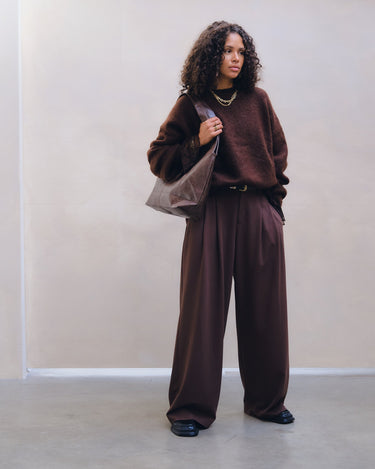 TILTIL Mulla Mohair Pullover Brown - Things I Like Things I Love