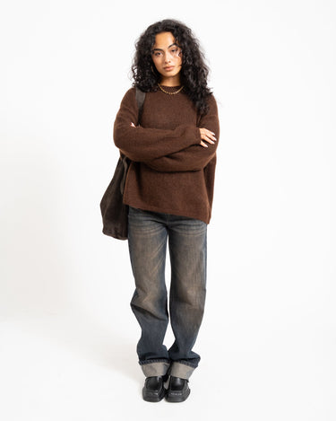 TILTIL Mulla Mohair Pullover Brown - Things I Like Things I Love