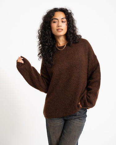 TILTIL Mulla Mohair Pullover Brown - Things I Like Things I Love