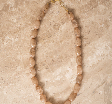 TILTIL Necklace Chunky Bead Taupe - Things I Like Things I Love