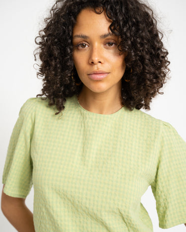 TILTIL Oi - Vi Shortsleeve Blouse Green - Things I Like Things I Love