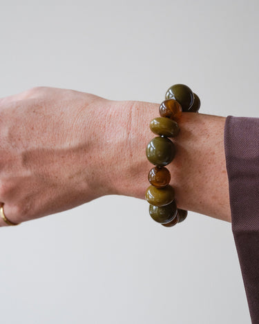 TILTIL Ollie Bead Bracelet Olive - Things I Like Things I Love