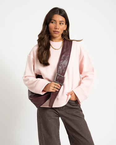 TILTIL Oversized Wendy Sweater Lichtroze - Things I Like Things I Love