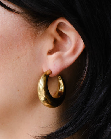 TILTIL Plump Hoop Earrings Goud - Things I Like Things I Love