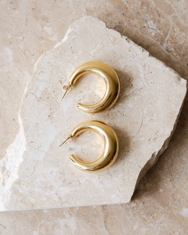 TILTIL Plump Hoop Earrings Goud - Things I Like Things I Love