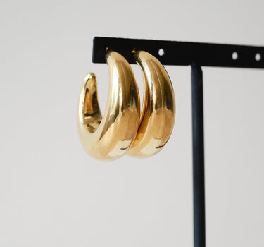 TILTIL Plump Hoop Earrings Goud - Things I Like Things I Love