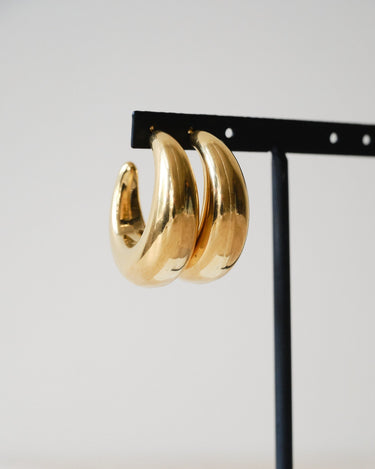 TILTIL Plump Hoop Earrings Goud - Things I Like Things I Love