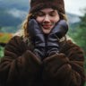 TILTIL Puffy Mittens PU Bruin - Things I Like Things I Love