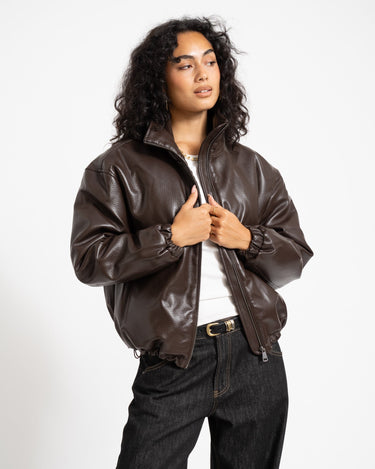 TILTIL Saar PU Bomber Bruin - Things I Like Things I Love