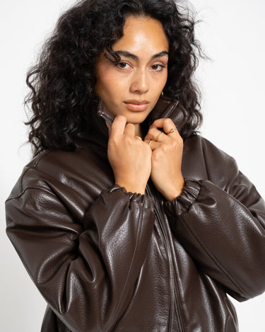 TILTIL Saar PU Bomber Bruin - Things I Like Things I Love
