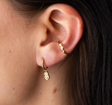 TILTIL Sacred Heart Earrings Goud - Things I Like Things I Love