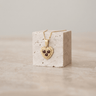TILTIL Sacred Zircon Heart Charm Goud - Things I Like Things I Love