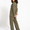 TILTIL Sanne Pintuck Pantalon Donkergroen - Things I Like Things I Love