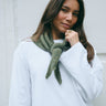 TILTIL Scarf Triangle Loulou Donkergroen - Things I Like Things I Love