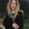 TILTIL Scarf Triangle Loulou Streep zwart wit - Things I Like Things I Love