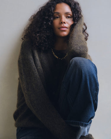 TILTIL Senna Mohair Cardigan Groen - Things I Like Things I Love