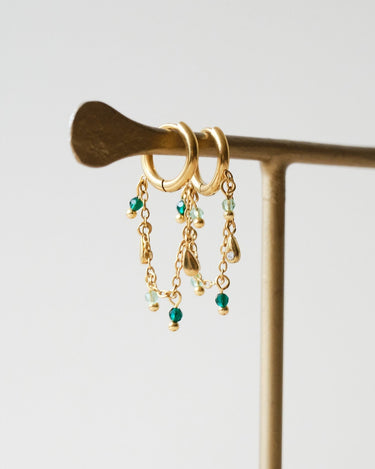 TILTIL Set van 2 Chained Hanging Earrings Goud - Things I Like Things I Love
