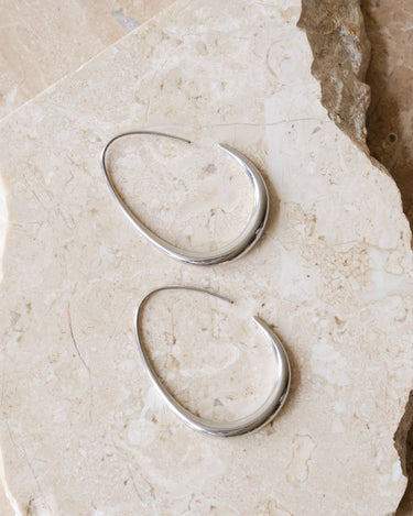 TILTIL Set van 2 Hope Hoops Oorbellen Zilver - Things I Like Things I Love