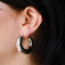 TILTIL Set van 2 Plump Hoop Earrings Zilver - Things I Like Things I Love