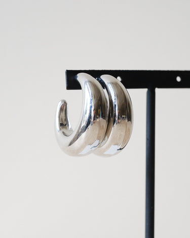TILTIL Set van 2 Plump Hoop Earrings Zilver - Things I Like Things I Love