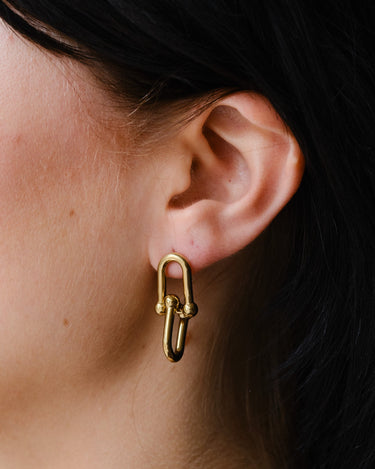 TILTIL Set van 2 Rosa Earrings Goud - Things I Like Things I Love