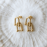 TILTIL Set van 2 Rosa Earrings Goud - Things I Like Things I Love