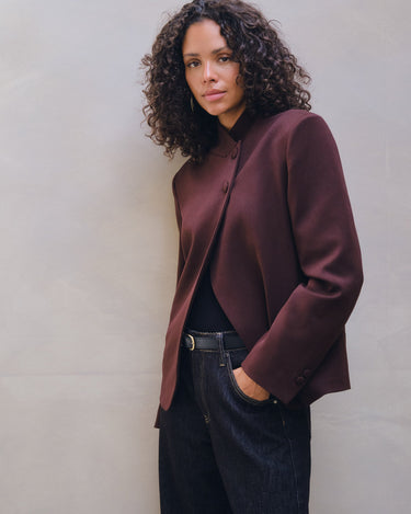 TILTIL Shuki Overlap Blazer Bruin - Things I Like Things I Love