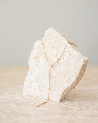 TILTIL Silver Zircon Necklace Goud - Things I Like Things I Love