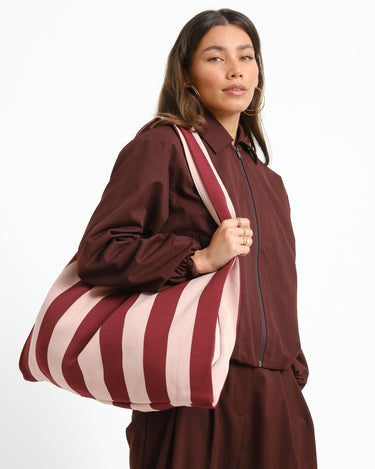 TILTIL Simone Stripy Bag Bordeaux - Things I Like Things I Love