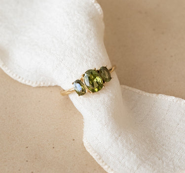 TILTIL Sora Zircon Ring Groen Goud - Things I Like Things I Love