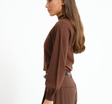 TILTIL Sparkle Turtleneck Brown - Things I Like Things I Love
