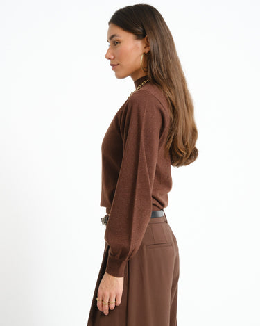 TILTIL Sparkle Turtleneck Brown - Things I Like Things I Love