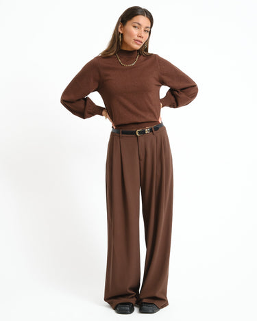 TILTIL Sparkle Turtleneck Brown - Things I Like Things I Love
